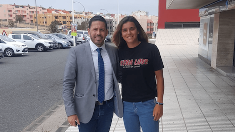 Héctor Suárez y Misa Rodríguez, en La Garita (Foto TA)