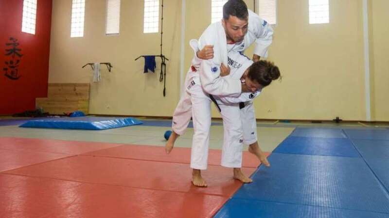Zuleima Falcón, durante uno de sus entrenamientos (Foto Canarias7 / Borja Suárez)