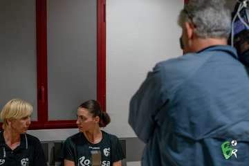 Primer día de revisiones médicas del Rocasa en el HPS (Foto cedida por el club)