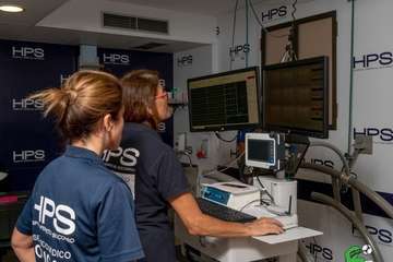Primer día de revisiones médicas del Rocasa en el HPS (Foto cedida por el club)