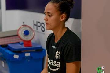 Primer día de revisiones médicas del Rocasa en el HPS (Foto cedida por el club)