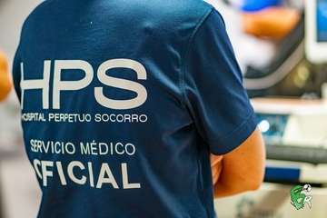 Primer día de revisiones médicas del Rocasa en el HPS (Foto cedida por el club)