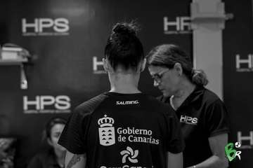 Primer día de revisiones médicas del Rocasa en el HPS (Foto cedida por el club)