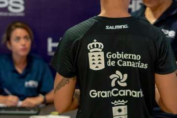 Primer día de revisiones médicas del Rocasa en el HPS (Foto cedida por el club)