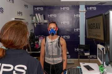 Primer día de revisiones médicas del Rocasa en el HPS (Foto cedida por el club)