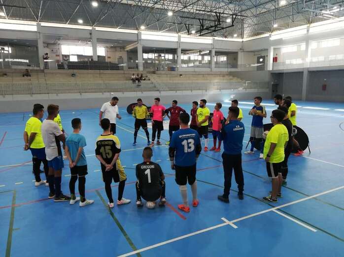 El encuentro se celebró en el Polideportivo Juan Carlos Hernández