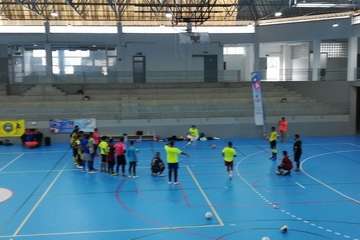 Éxito de un encuentro de porteros de fútbol sala en Jinámar (Foto TA)