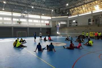 Éxito de un encuentro de porteros de fútbol sala en Jinámar (Foto TA)