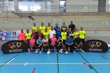 Éxito de un encuentro de porteros de fútbol sala en Jinámar (Foto TA)