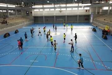 Éxito de un encuentro de porteros de fútbol sala en Jinámar (Foto TA)