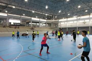 Éxito de un encuentro de porteros de fútbol sala en Jinámar (Foto TA)