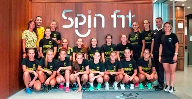 El equipo en las instalaciones de Spin Fit en Telde (Foto TA)