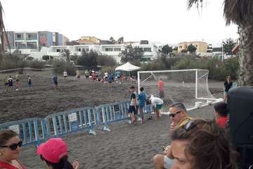  El Torneo de Fútbol Playa de La Garita, un éxito (Foto TA)