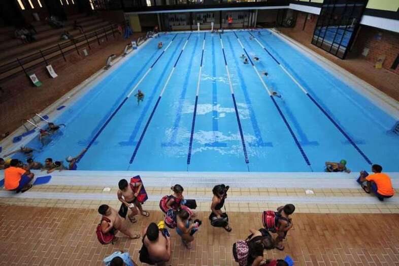 Natación del Polideportivo Paco Artiles, en San Juan de Telde (Foto TA)