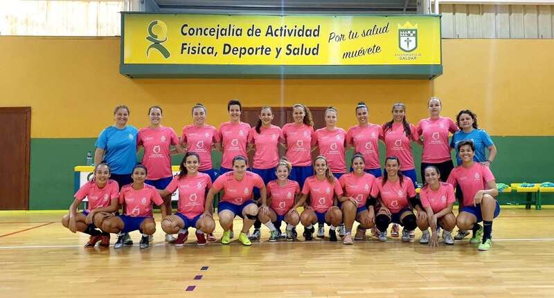 El Preconte Telde en un pabellón deportivo de Gáldar (Foto TA)