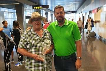 Las Supercampeonas ya están en casa (Foto TA)