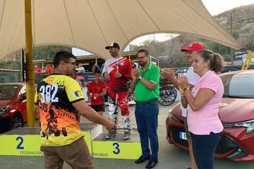 Tacoronte y Sáez, reyes del Slalom en Telde (Foto TA)