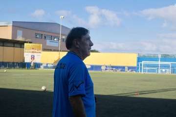 Benito Morales, nuevo entrenador del equipo infantil de la UD Telde (Foto TA)