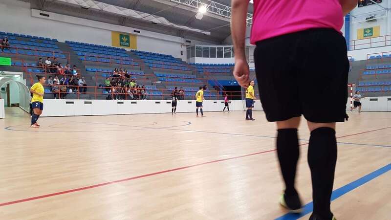 Imagen del partido de este  pasado sábado en Salamanca (Foto TA)