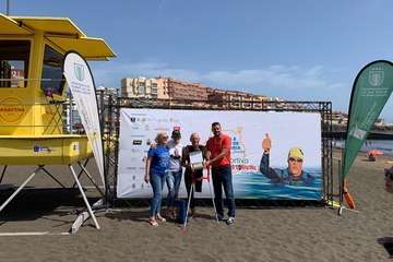 Llegada de Carmelo Santana a Melenara (Foto TA)