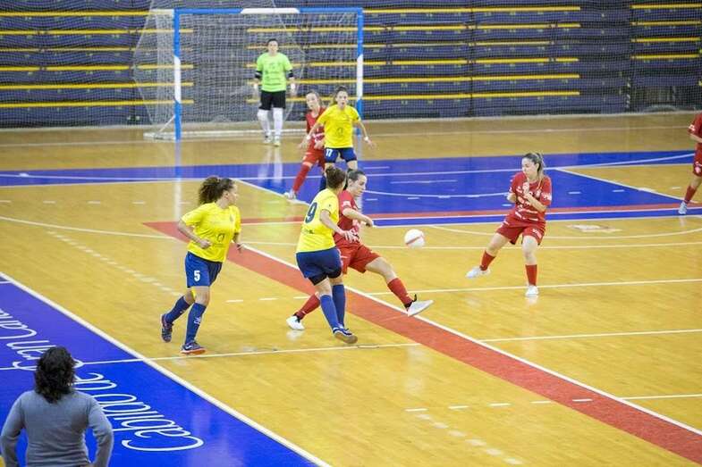 Imagen de archivo de un partido del Preconte Telde (Foto TA)