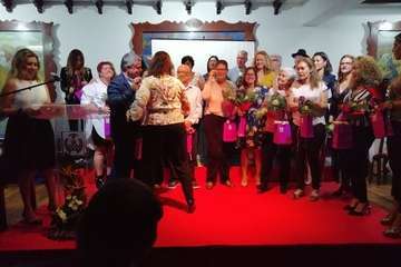 Reconocimiento de El Casino a las exjugadoras del Vanyera Ramudas (Foto TA)