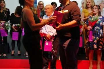 Reconocimiento de El Casino a las exjugadoras del Vanyera Ramudas (Foto TA)