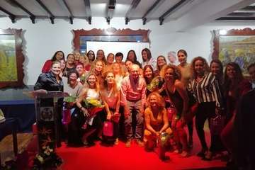 Reconocimiento de El Casino a las exjugadoras del Vanyera Ramudas (Foto TA)