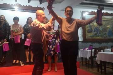 Reconocimiento de El Casino a las exjugadoras del Vanyera Ramudas (Foto TA)