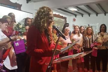 Reconocimiento de El Casino a las exjugadoras del Vanyera Ramudas (Foto TA)