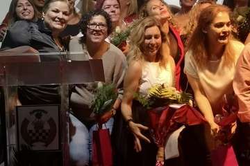 Reconocimiento de El Casino a las exjugadoras del Vanyera Ramudas (Foto TA)