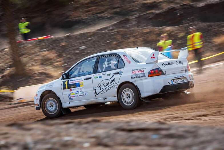 La montura de  Tacoronte y Sáez, este domingo en el circuito de Jinámar (Foto TA)
