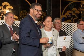 Ceremonia de la entrega de las VII Menciones de Honor de la Asociación de Clubes de Elite de Gran Canaria este sábado en la capital grancanaria (Foto TA)