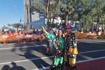  Telde copa podio en la San Silvestre capitalina con Saúl Castro como vencedor y Fran Cabrera, segundo (Foto TA)
