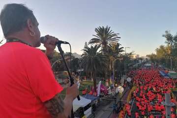  Telde copa podio en la San Silvestre capitalina con Saúl Castro como vencedor y Fran Cabrera, segundo (Foto TA)