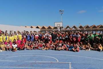 Celebración del evento deportivo 10 Horas de Baloncesto en Telde (Foto TBT y TA)