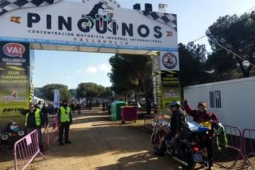 Gabriel y Rosa, dos teldenses que repiten su cita anual con la Pingüinos (Foto cedida a TA por Rosa)