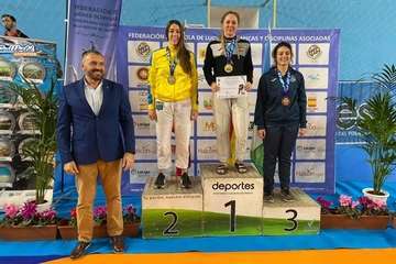 Podio del Campeonato de España de Grappling (Foto TA)