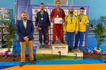 Podio del Campeonato de España de Grappling (Foto TA)