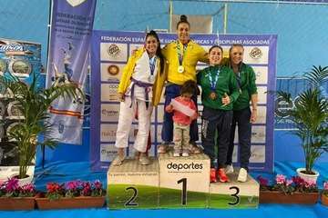 Podio del Campeonato de España de Grappling (Foto TA)