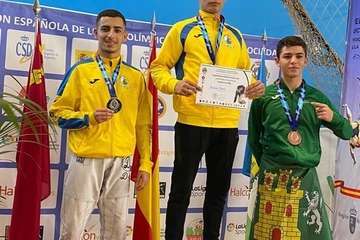 Podio del Campeonato de España de Grappling (Foto TA)