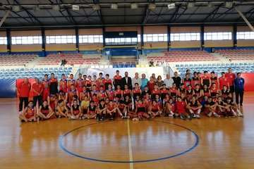 Visita del consejero de Deportes del Cabildo de Gran Canaria a las instalaciones del Polideportivo Insular Rita Hernández (Foto TA)