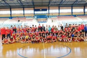 Visita del consejero de Deportes del Cabildo de Gran Canaria a las instalaciones del Polideportivo Insular Rita Hernández (Foto TA)