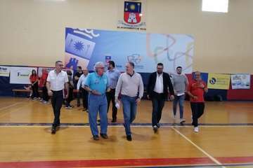 Visita del consejero de Deportes del Cabildo de Gran Canaria a las instalaciones del Polideportivo Insular Rita Hernández (Foto TA)