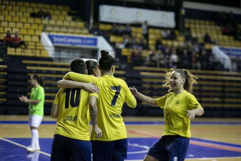 Imagen de un partido reciente del Preconte Telde (Foto TA)