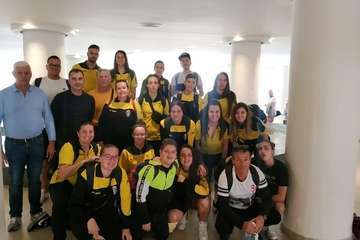 El equipo femenino del CD Yoñé, de Telde, 