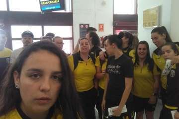 El equipo femenino del CD Yoñé, de Telde, 