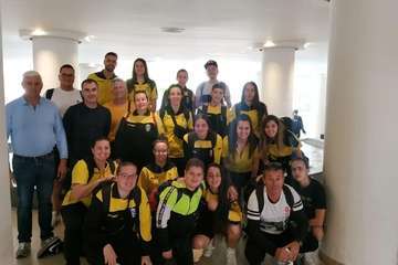 El equipo femenino del CD Yoñé, de Telde, 