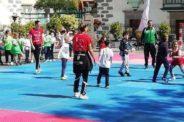 Jornada escolar de balonmano en San Juan Foto TA)