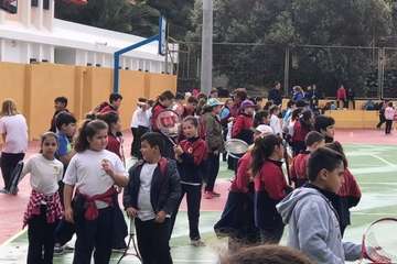 Deportes promueve el tenis entre los escolares del Valle de los Nueve y Lomo Magullo (Foto TA)
